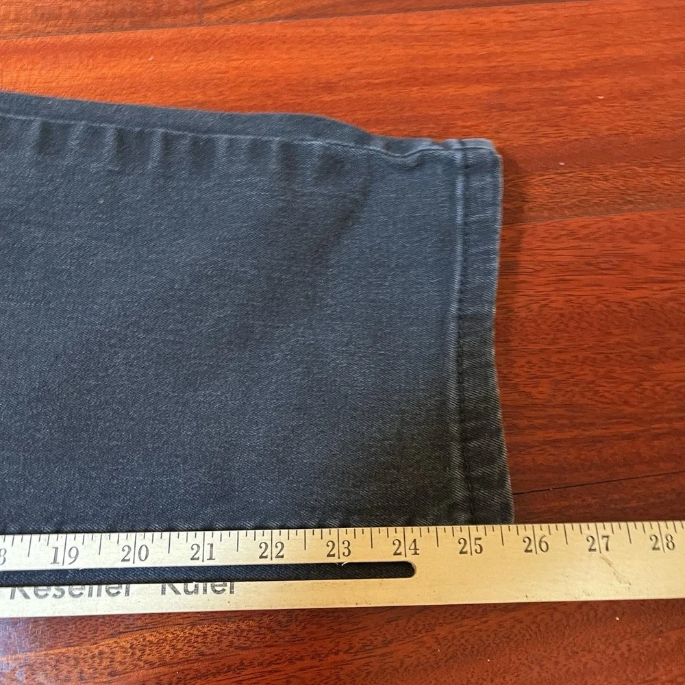 Levis Jeans Mens 40x25 541 Black Athletic Taper Denim Stretch Grunge 18181-0771